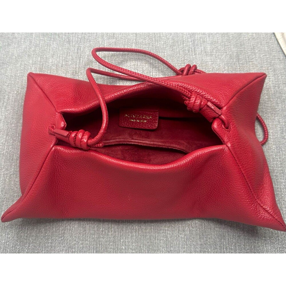 Altuzarra Red Leather Mini Origami Crossbody Shoulder Bag -Spain Authentic